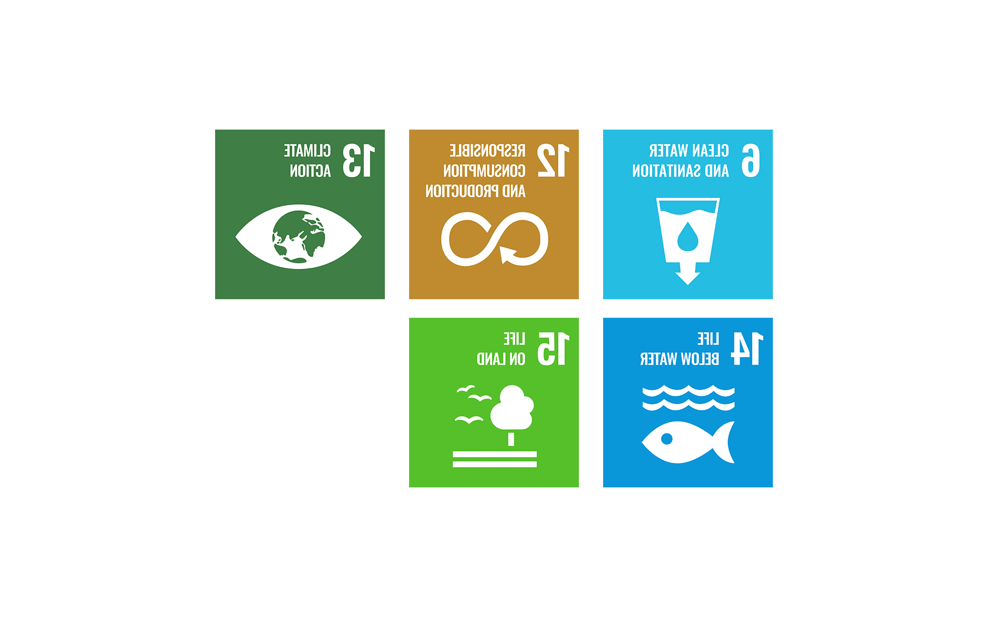 Sustainable Development Goals (SDGs) 6, 12, 13, 14, and 15